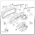Parts Catlogue - Interior Facia Panel & Windscreen